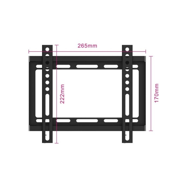 Soporte Onebox Tv Inclinable De 23” A 43” Ob-fi24 SOPORTE INCLINABLE ONEBOX OBFI24 23 -4