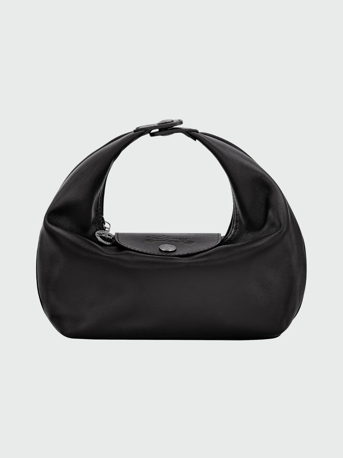 Longchamp - Cartera de cuero, le Pliage Xtra Negro
