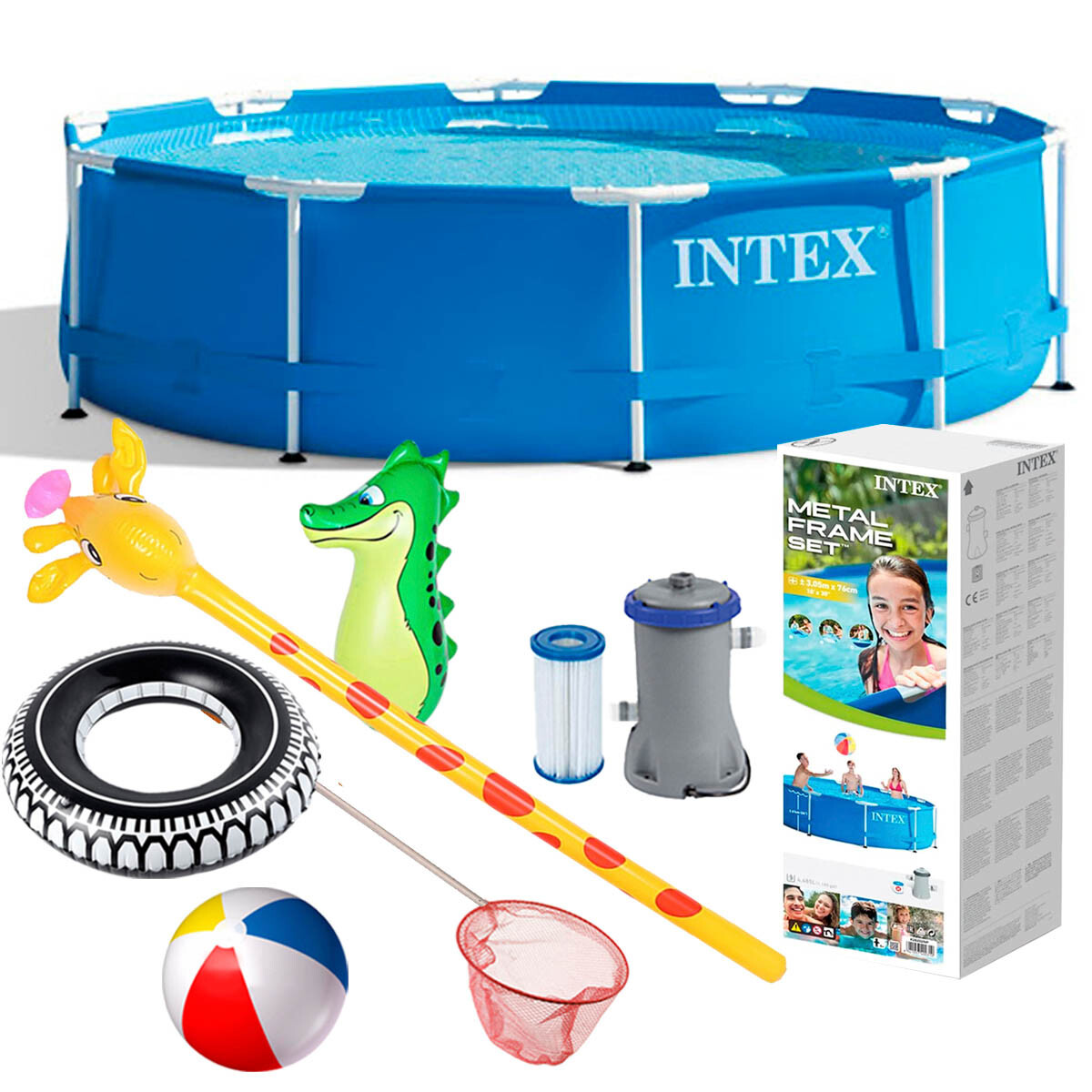 Piscina Intex Estructural 4485 L 305x76 + Regalos 
