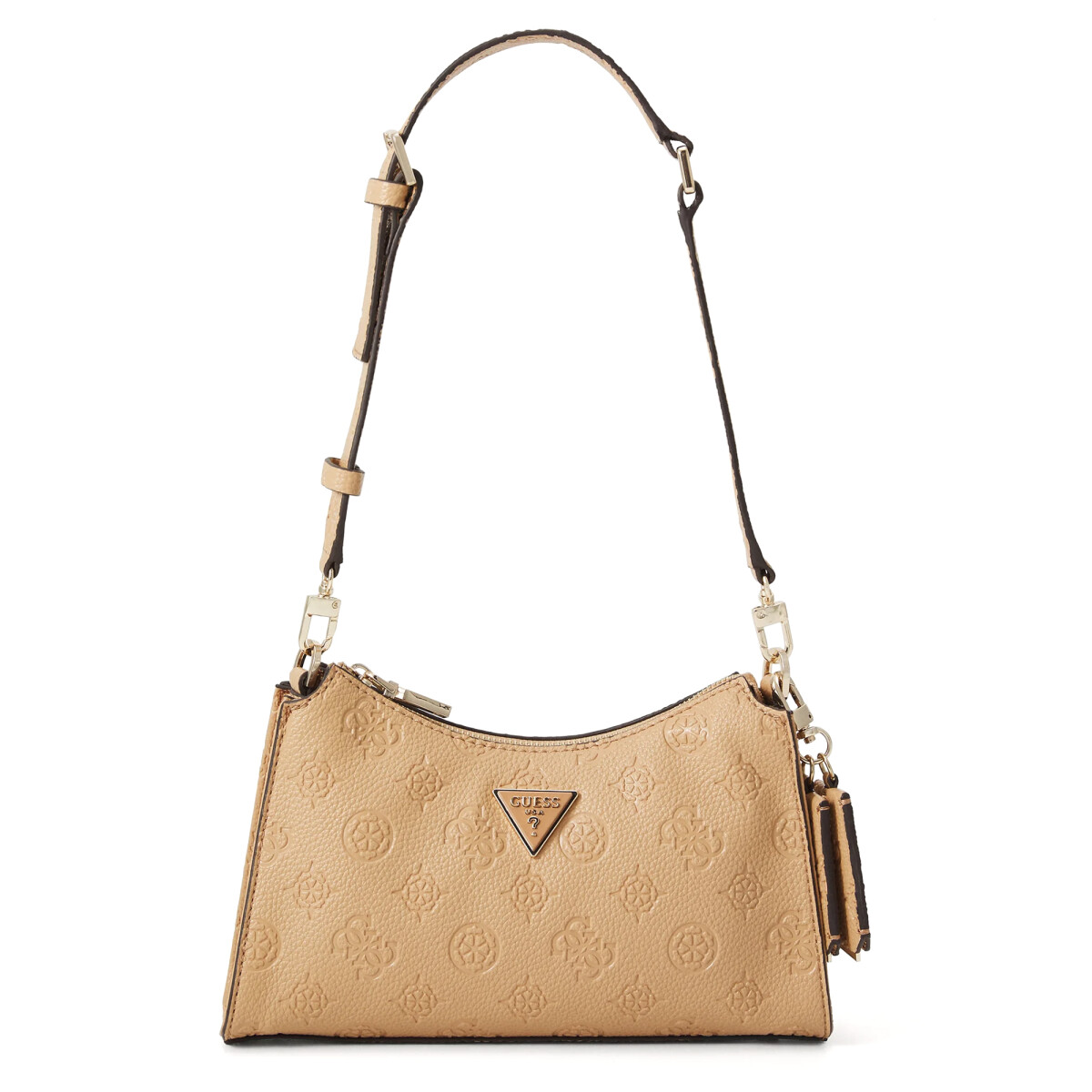 Cartera Guess Cresidia Beige 