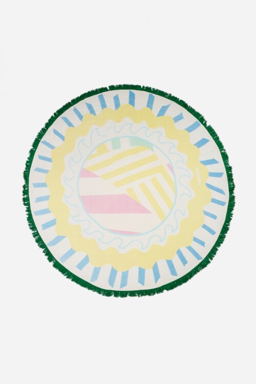 Pareo circular sombrilla multicolor