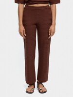 Pantalón De Punto Cintura Elástica marron