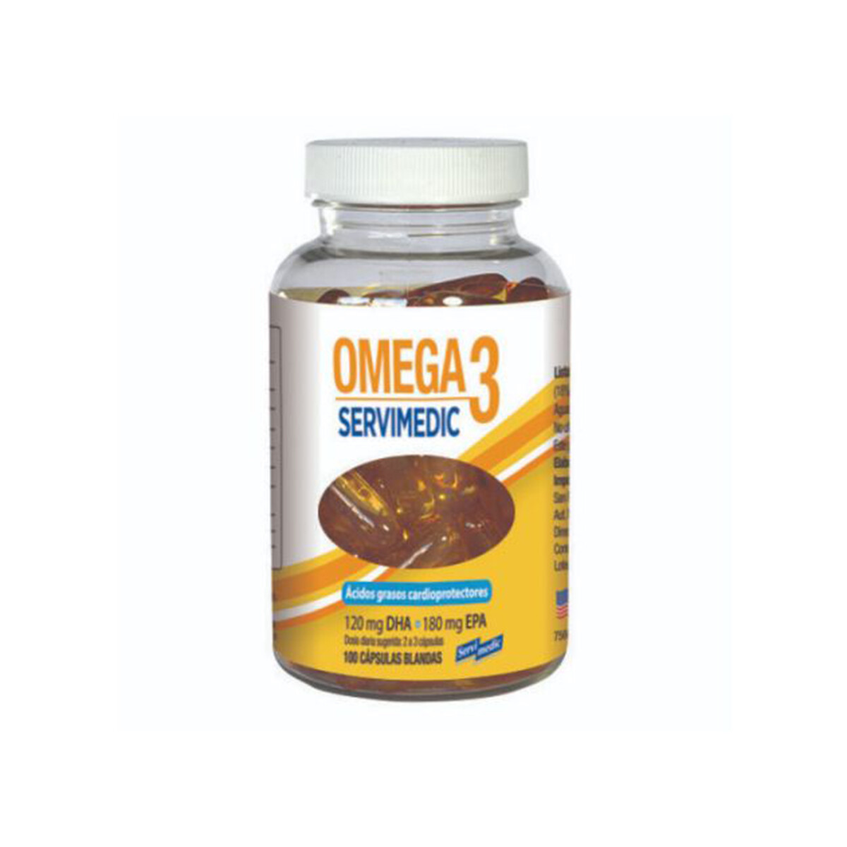 Omega 3 120 mg DHA 180 mg EPA x 100 cap 