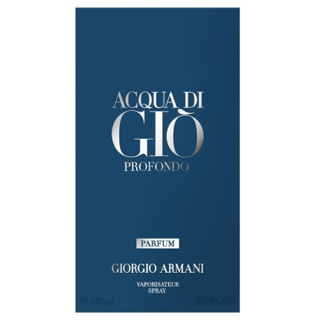 Armani Acqua di GiÃ² Profondo Eau de Parfum 100ml Armani Acqua di GiÃ² Profondo Eau de Parfum 100ml
