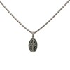Dije Medalla Virgen Milagrosa-Plata 925 quemada-Sin piedra-CP3016 sinpiedra