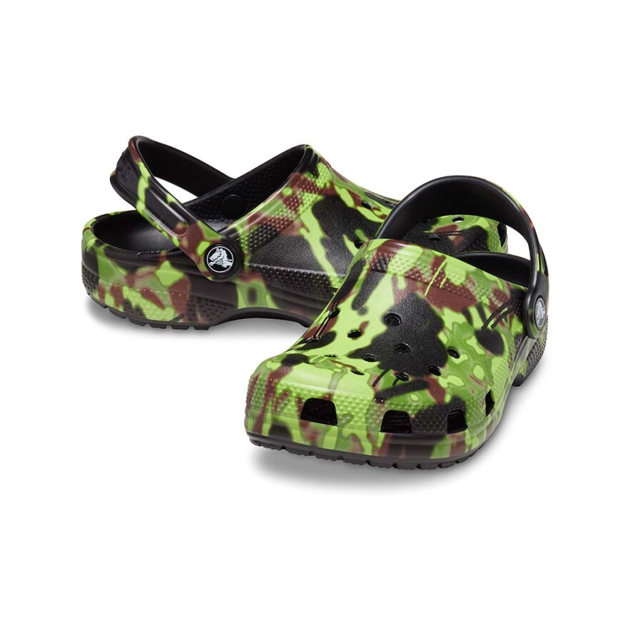 Classic Spray Camo Clog K - Niños Black