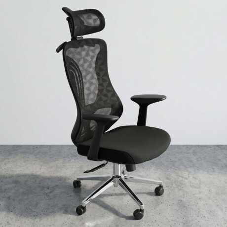SILLA DE OFICINA MALLA NEGRO NOX