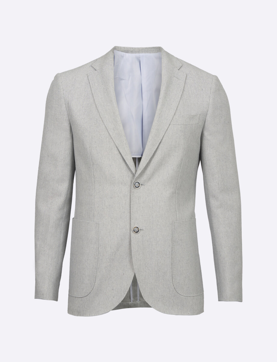 Saco lino gris