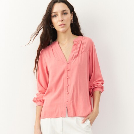 CAMISA PERLINA Coral