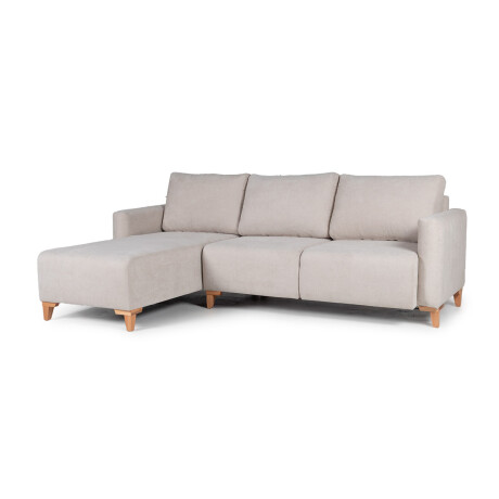 Rinconera Cuarzo - Tela Microfibra - Chaise izquierdo TC 1010 (Beige)