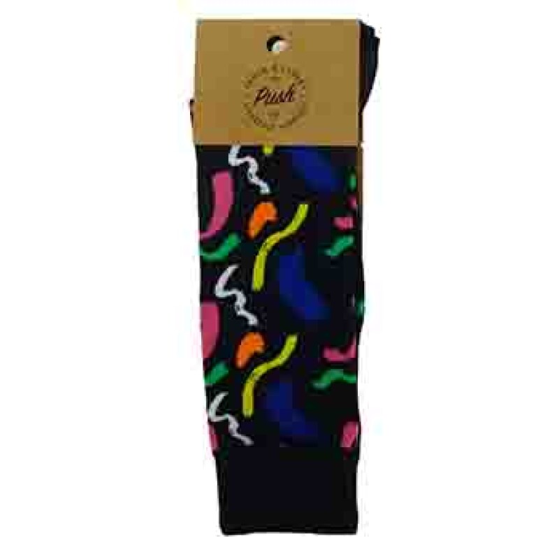 Medias de Hombre Push Media pack x 2 largo multicolor Multicolor - Gris