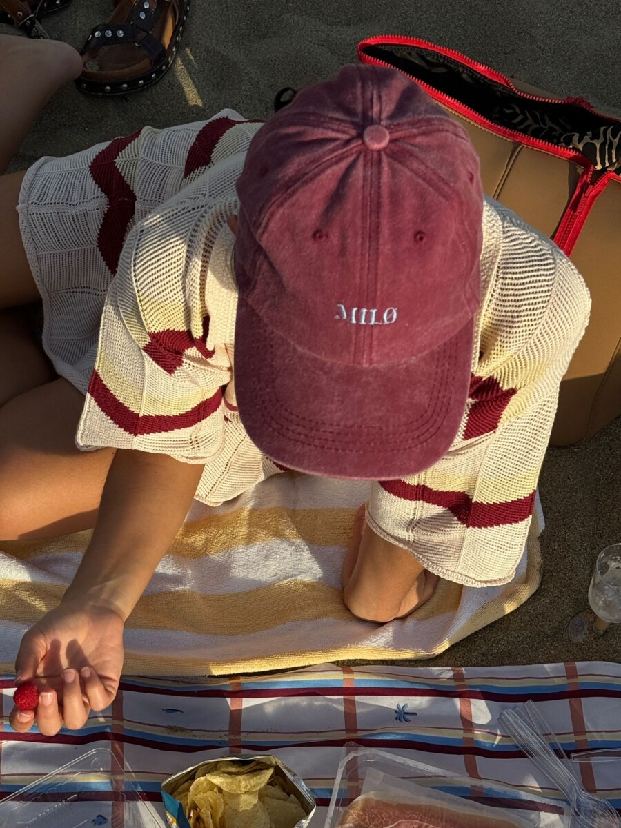 Cap Milo SS26 - Washed Bordeaux 