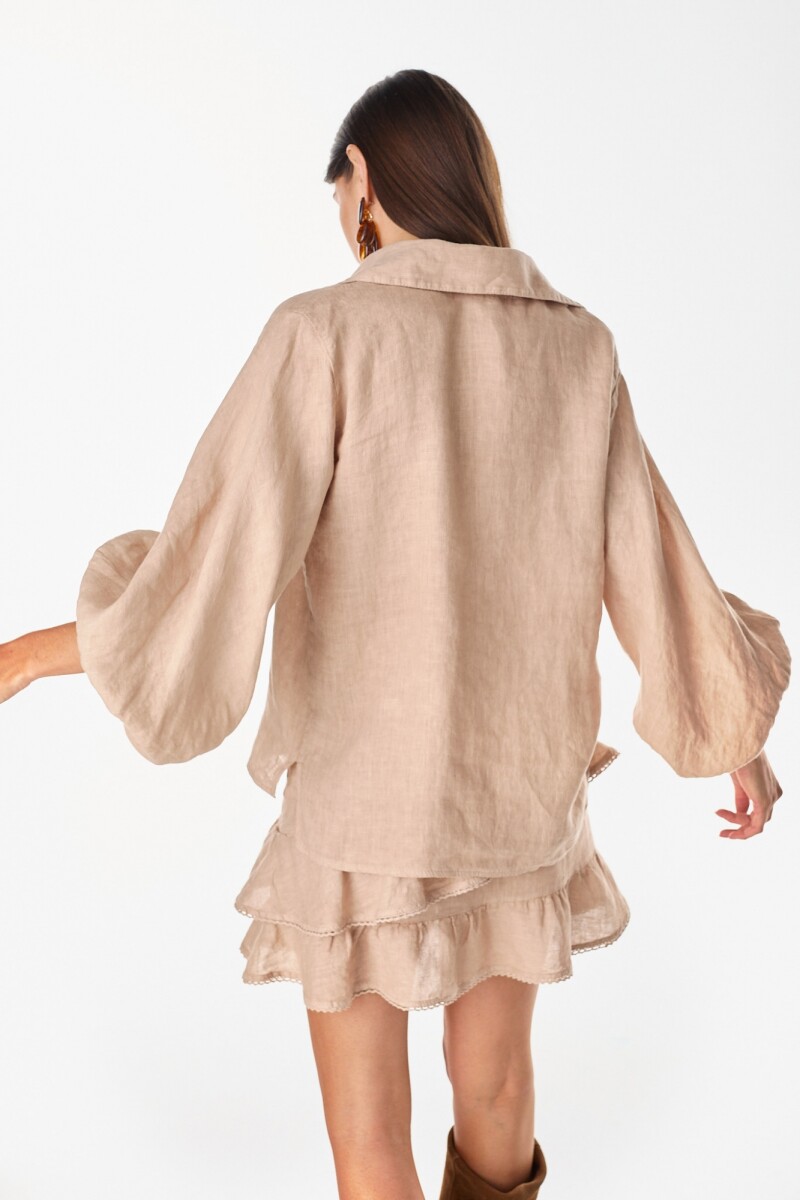Camisa New Tero  Beige