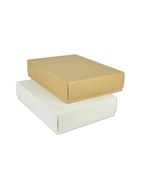 Caja Rectangular 23x32x6 cm REVERSIBLE BLANCO MADERA