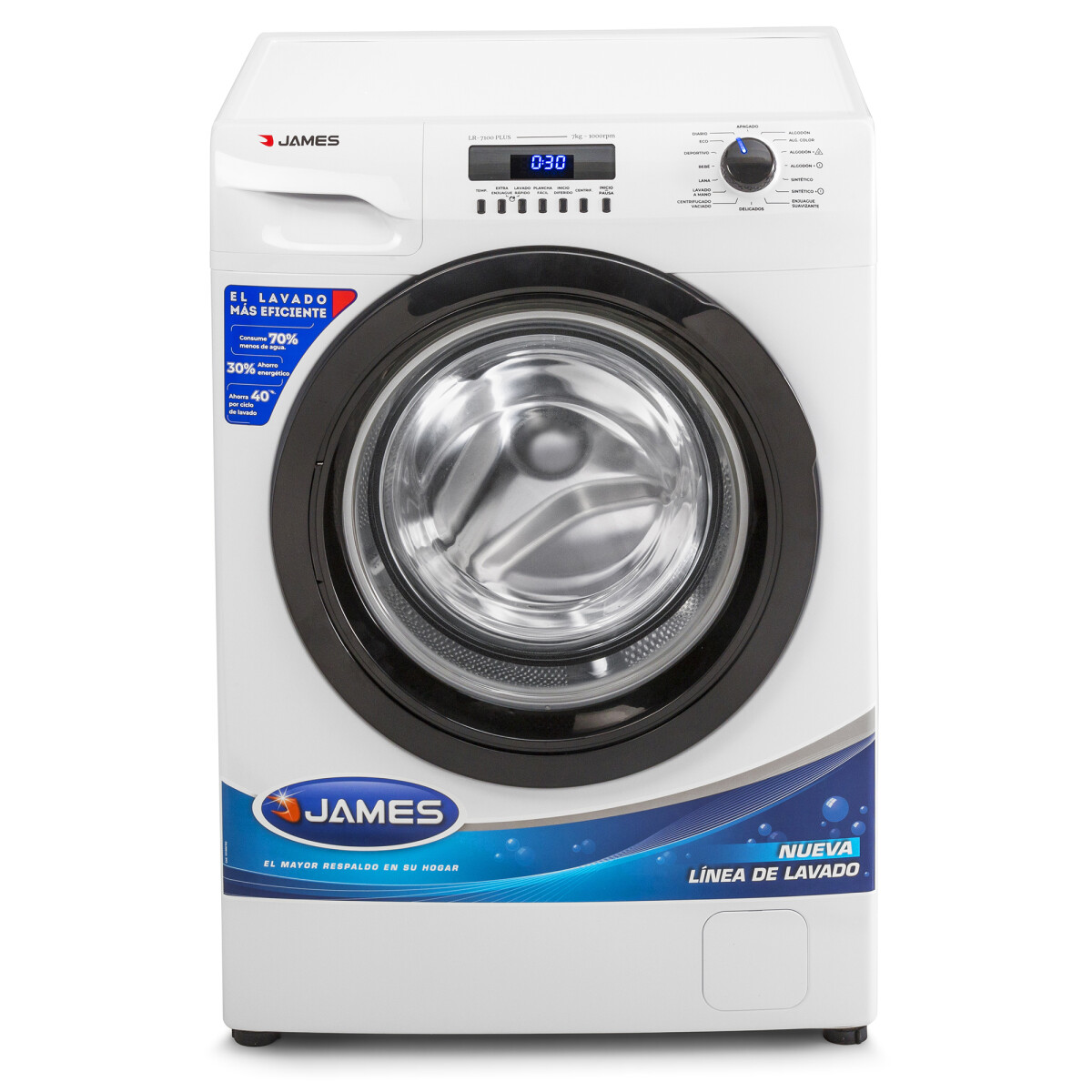 LR 8120 PLUS - 8 KG METAL BLANCO LAVARROPAS 