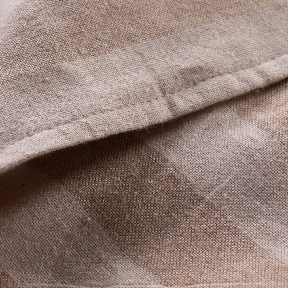 INDIVIDUAL RAYA WIDE LINO-Y-ALGODON 32*45, BEIGE
