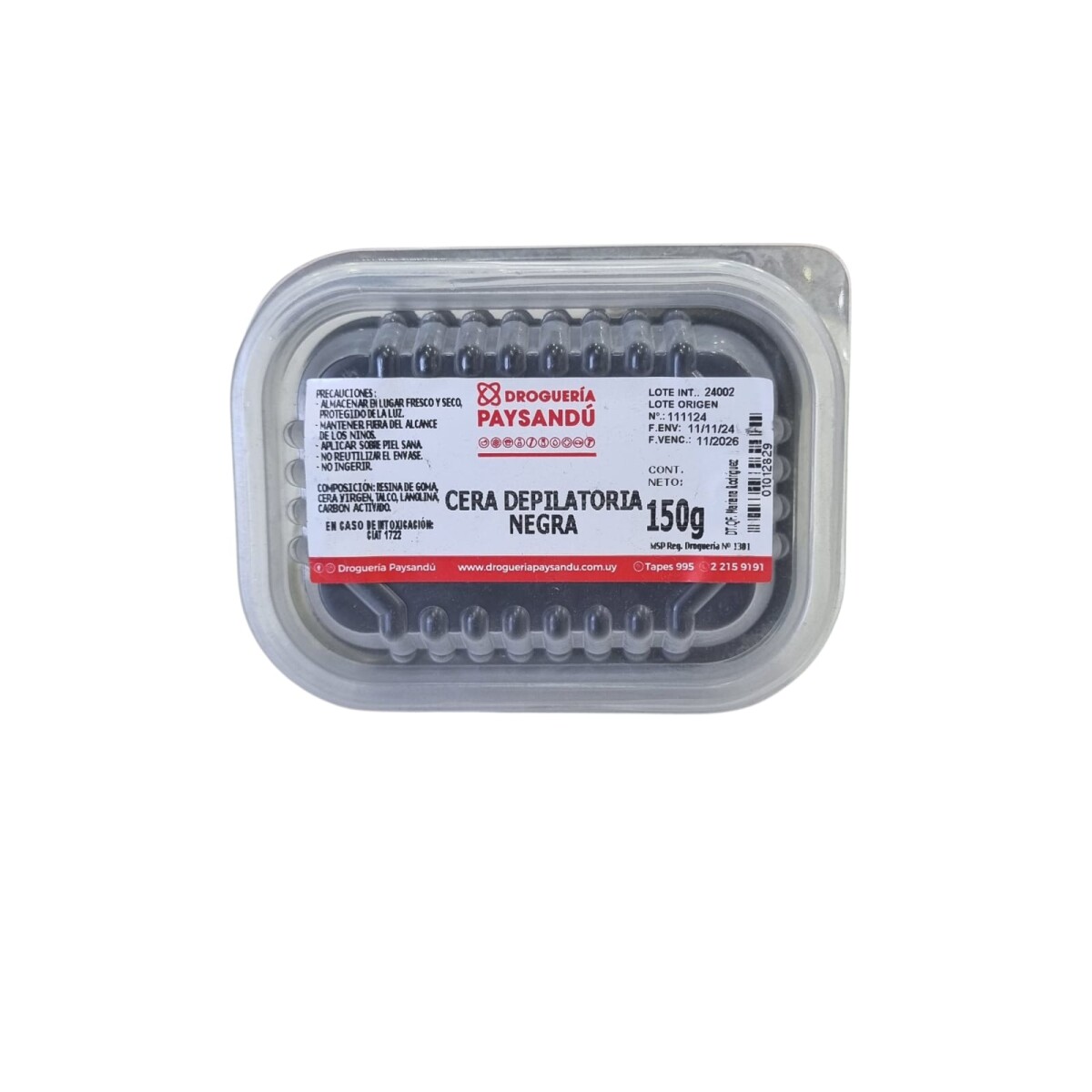 Cera Negra Depilatoria - 150 g 