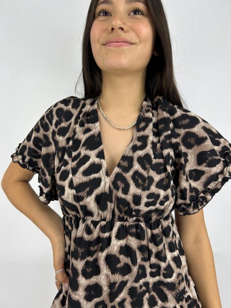 VESTIDO WANNA 2414 ANIMAL PRI