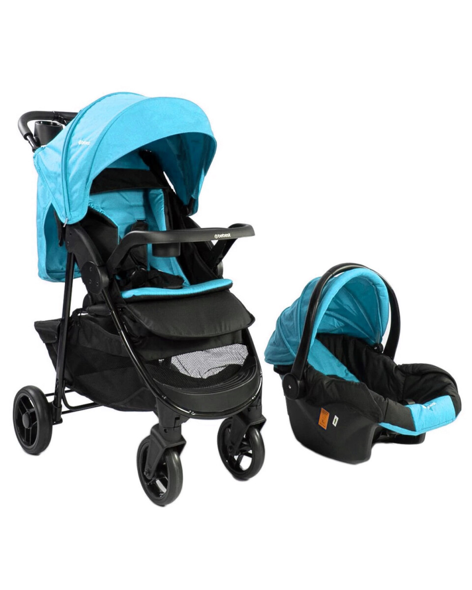 Coche de bebé + silla para auto Bebesit Travel System Sienna - Azul 