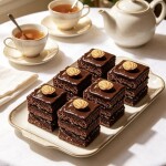 Cuadraditos de Chocolate con Jalea de Dátiles Cuadraditos de Chocolate con Jalea de Dátiles
