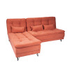 Sillón Cama con Chaise Izquierdo y derecho - Nice Terracota Steel