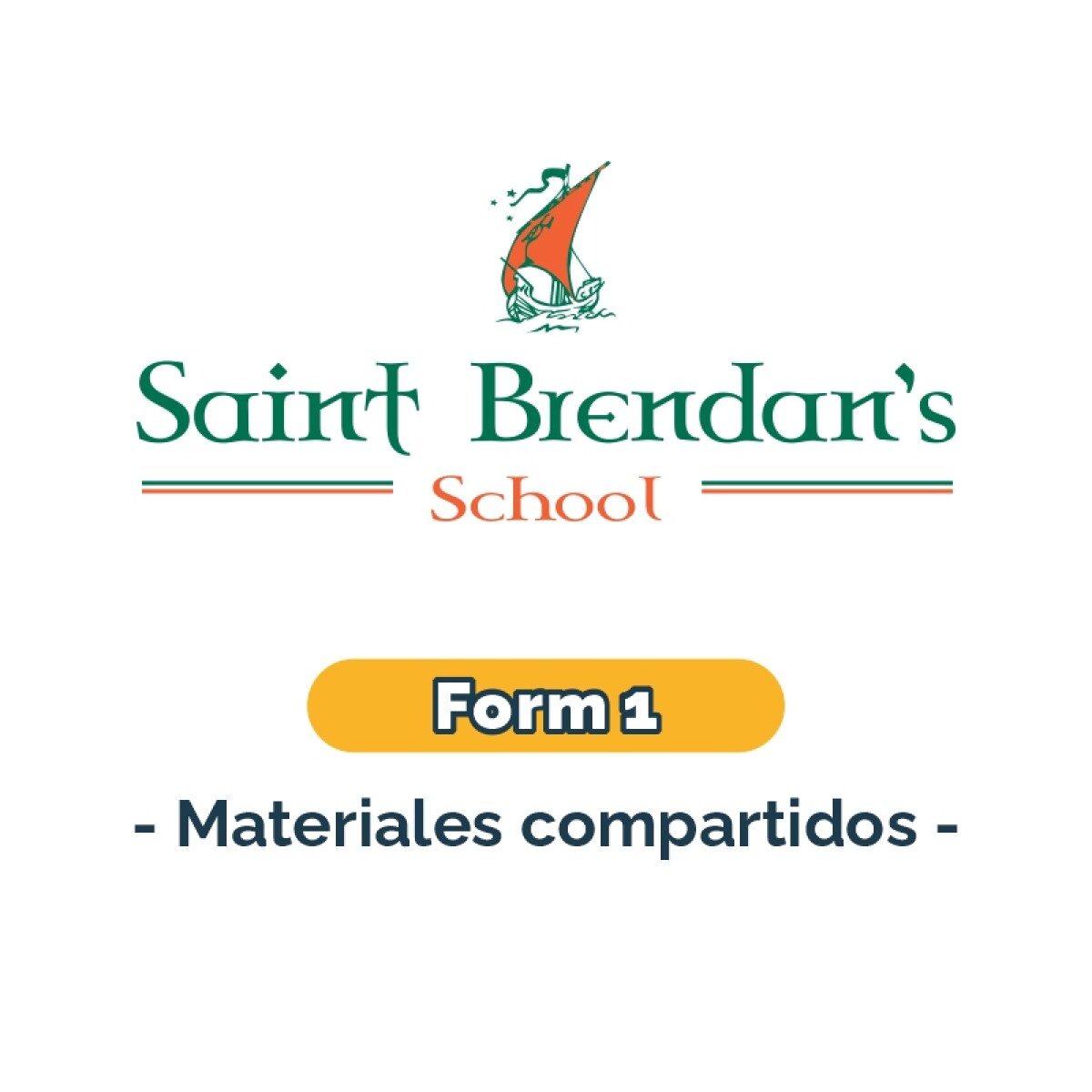 Lista de materiales - Primaria Form 1 materiales compartidos SB 