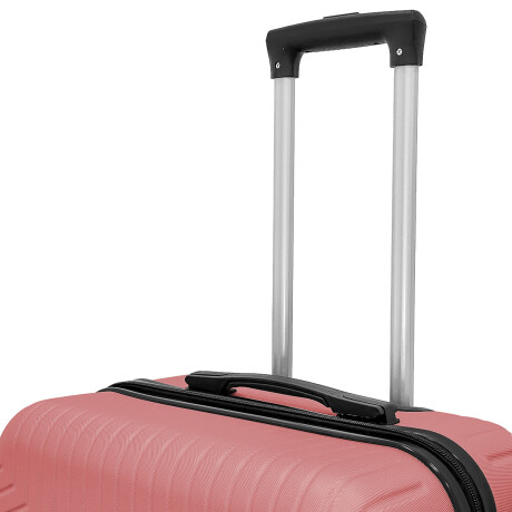 Set X3 Valijas De Viaje Rígidas 4 ruedas 20, 24 y 28 Rosa