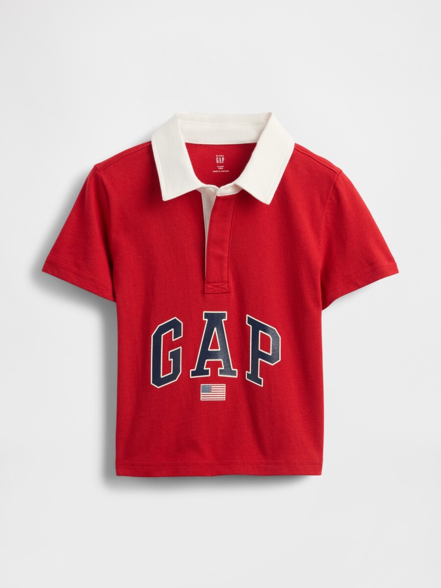 Remera Logo Gap Toddler Niño - New Off White 