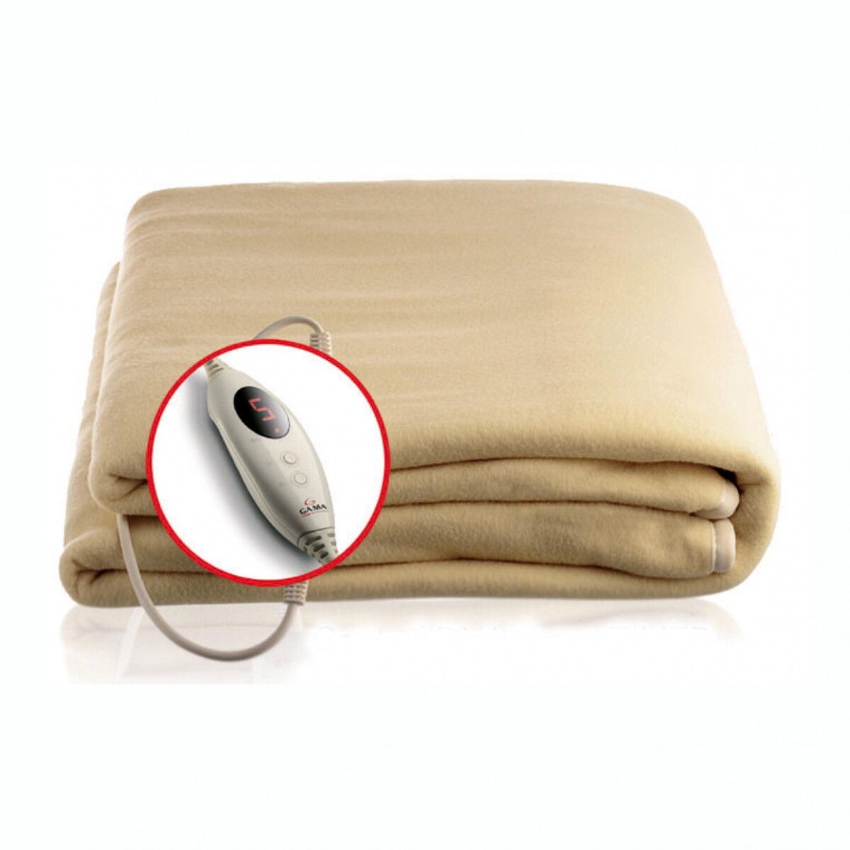 Calienta Camas GAMA Poliester 1 Plaza Con Timer 8 Temperaturas 