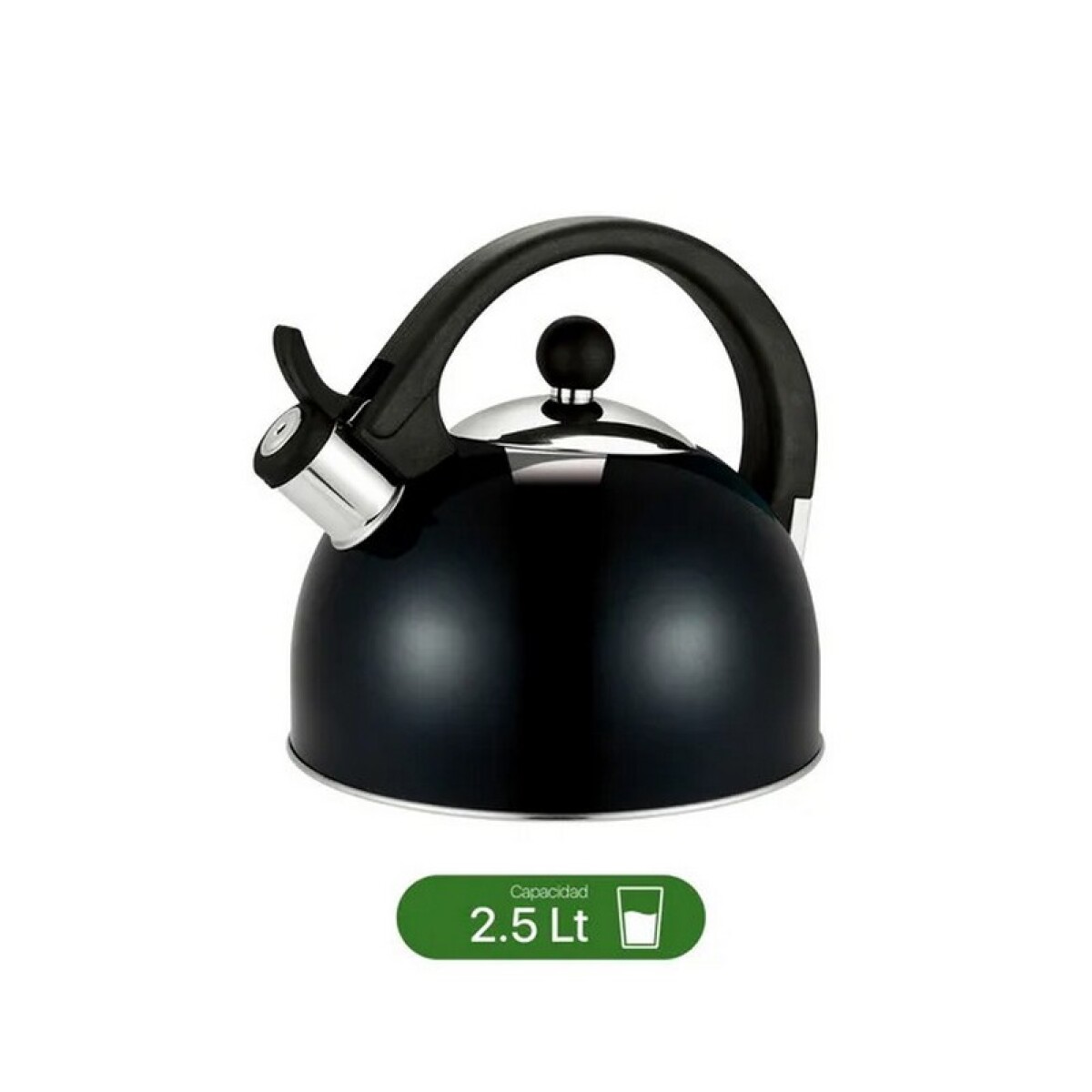 CALDERA CUORI MODELO NERA 2,5 Lts. NEGRO 