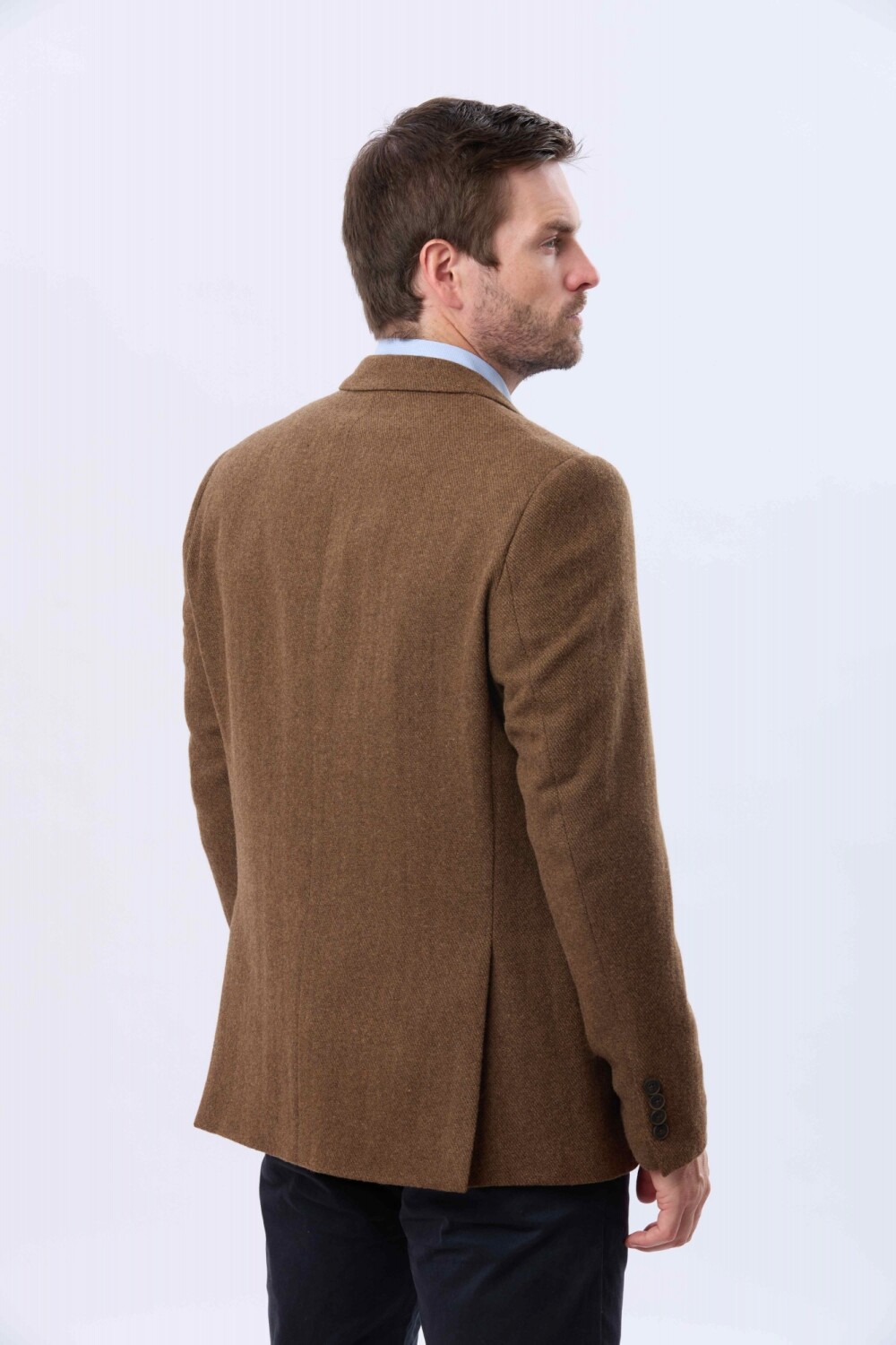 SACO SPORT DE LANA Tostado