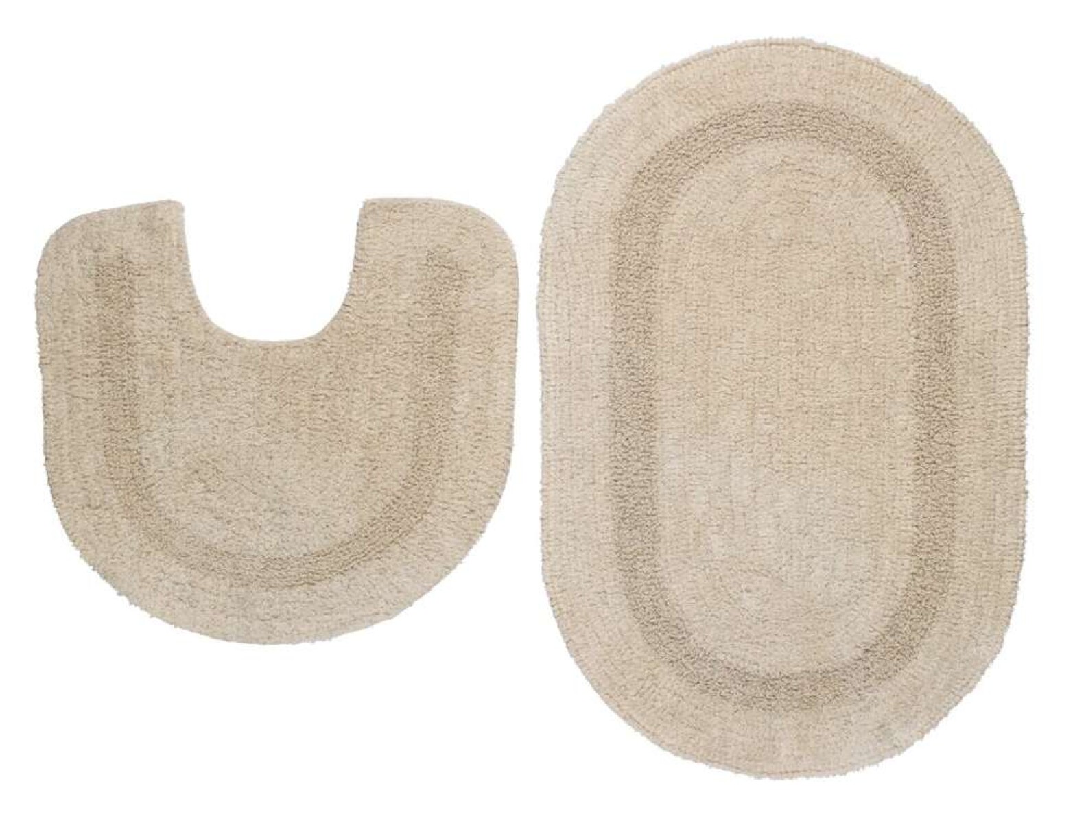 Juego Alfombra Baño Lerdala 2U - Beige 