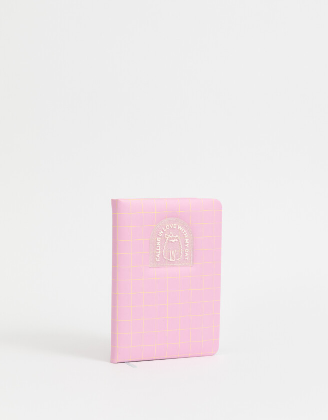 Anotadores Cuadernos y Memos Animalito Cuaderno A6 Con Tag - Rosa Bebe