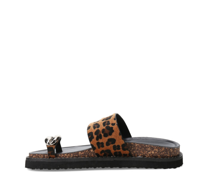 Sandalia LOFI con detalle de metal Animal Print