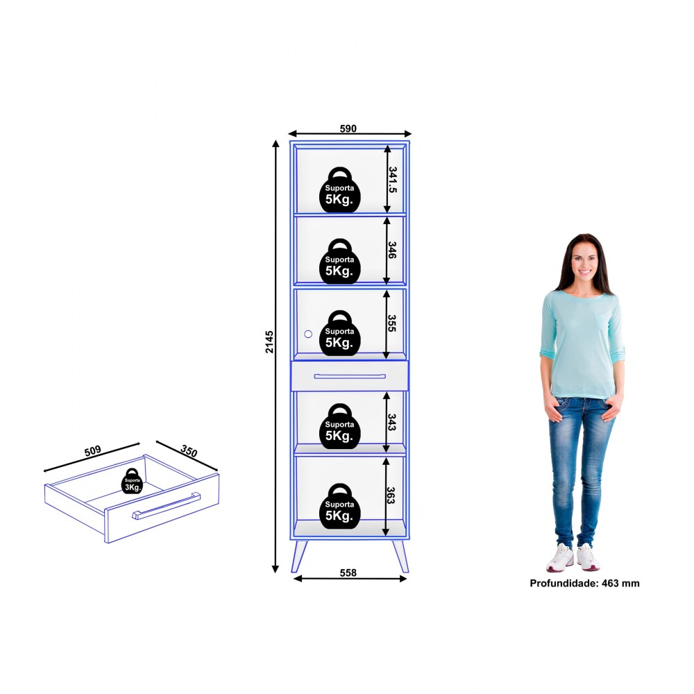 Armario para Microondas - Favorita Cinamomo