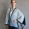 Ruana Bimba Gris Charcoal