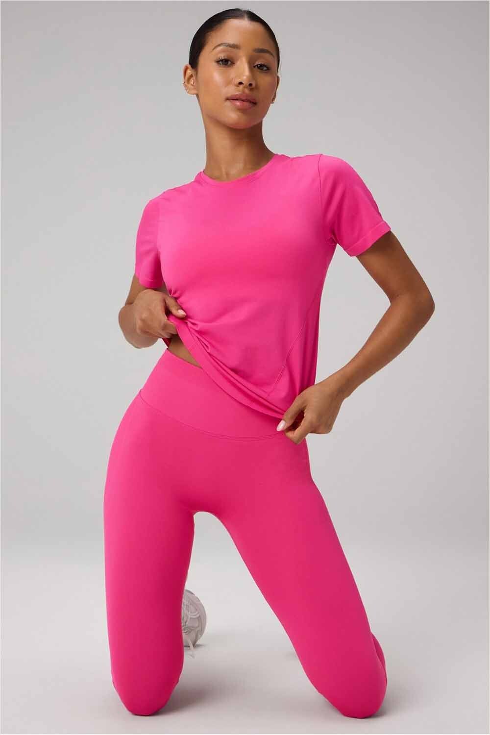 Polo Feather Tech+ Short-Sleeve Top Mujer Pink Crush