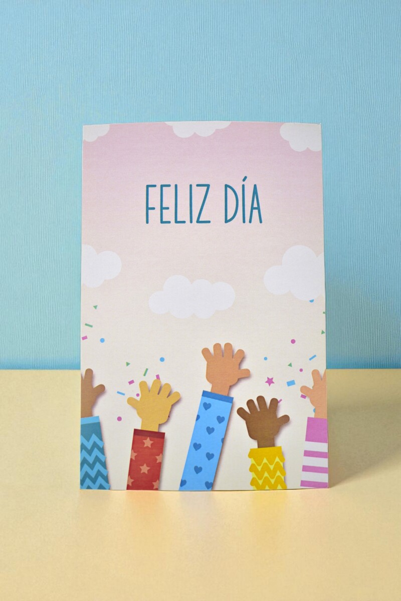 Tarjeta feliz día 10x15 - DISEÑO 13 