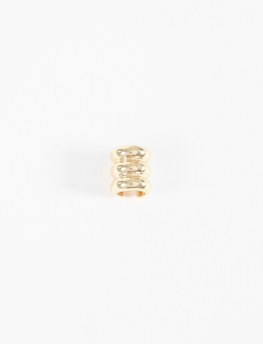 Earcuff triple - dorado 
