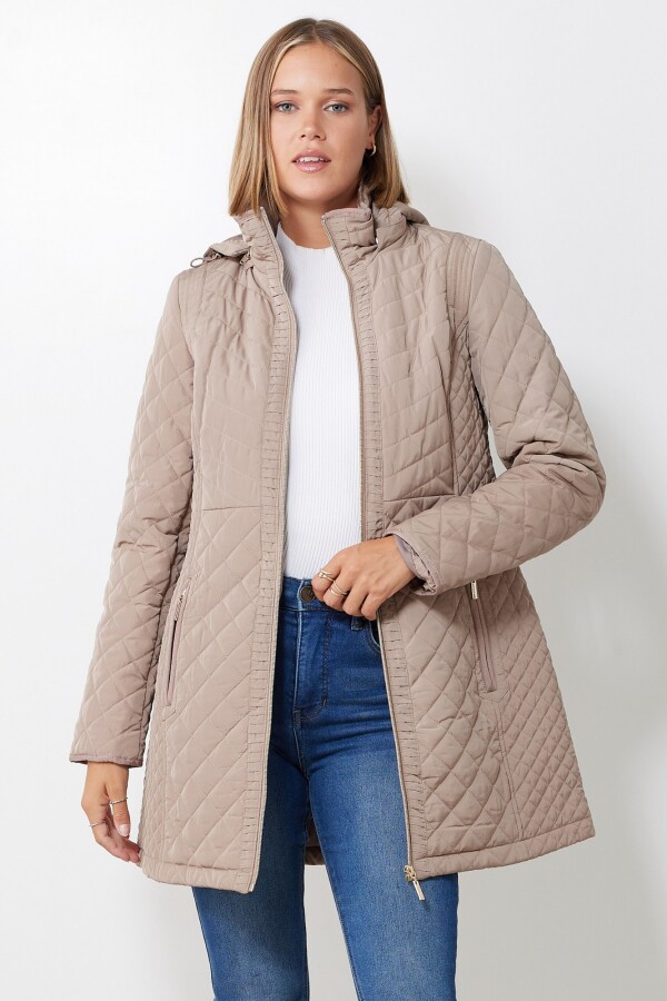 Campera Capitoneada BEIGE