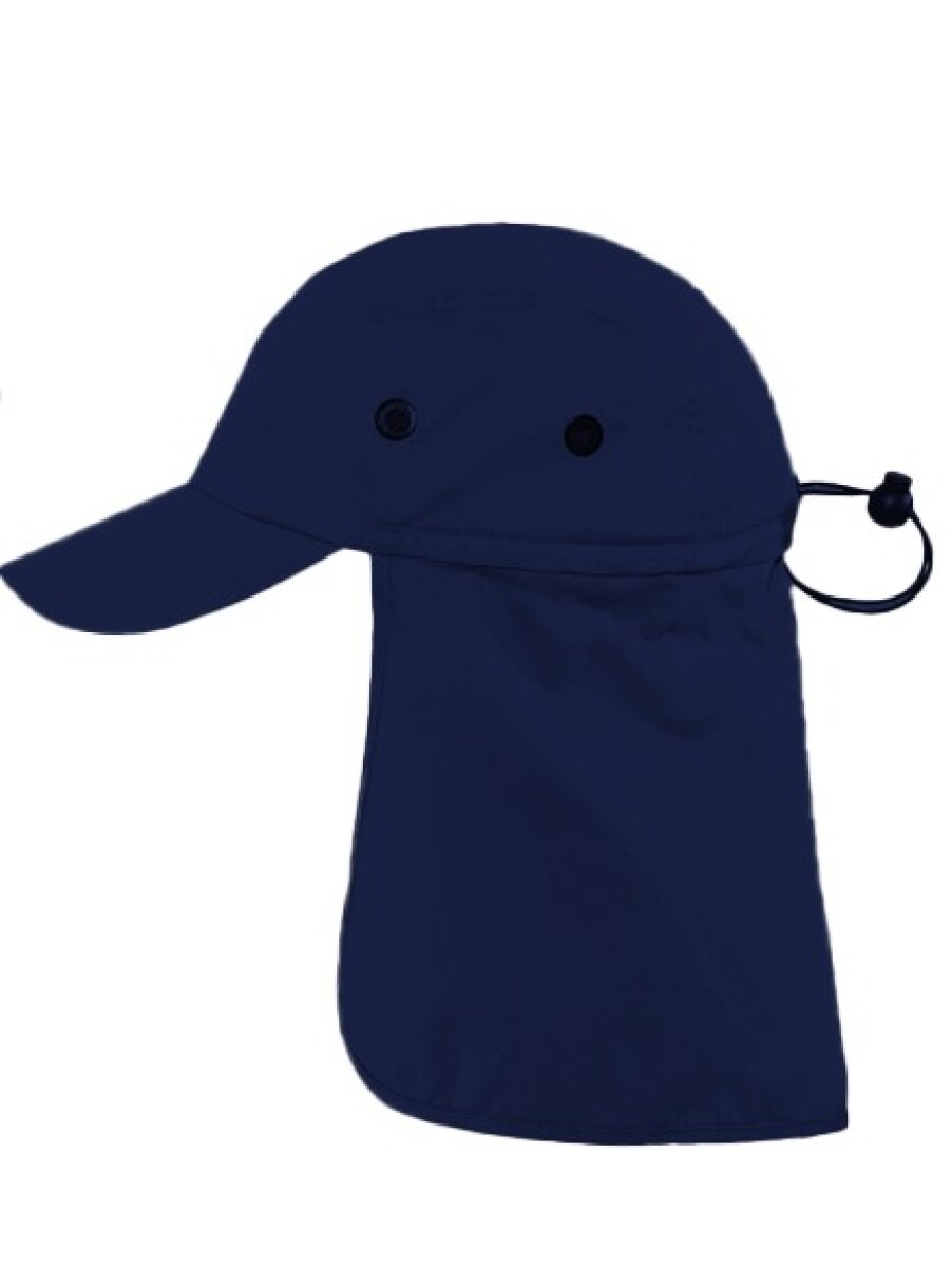 Gorro Visera con Tapanuca - Azul 