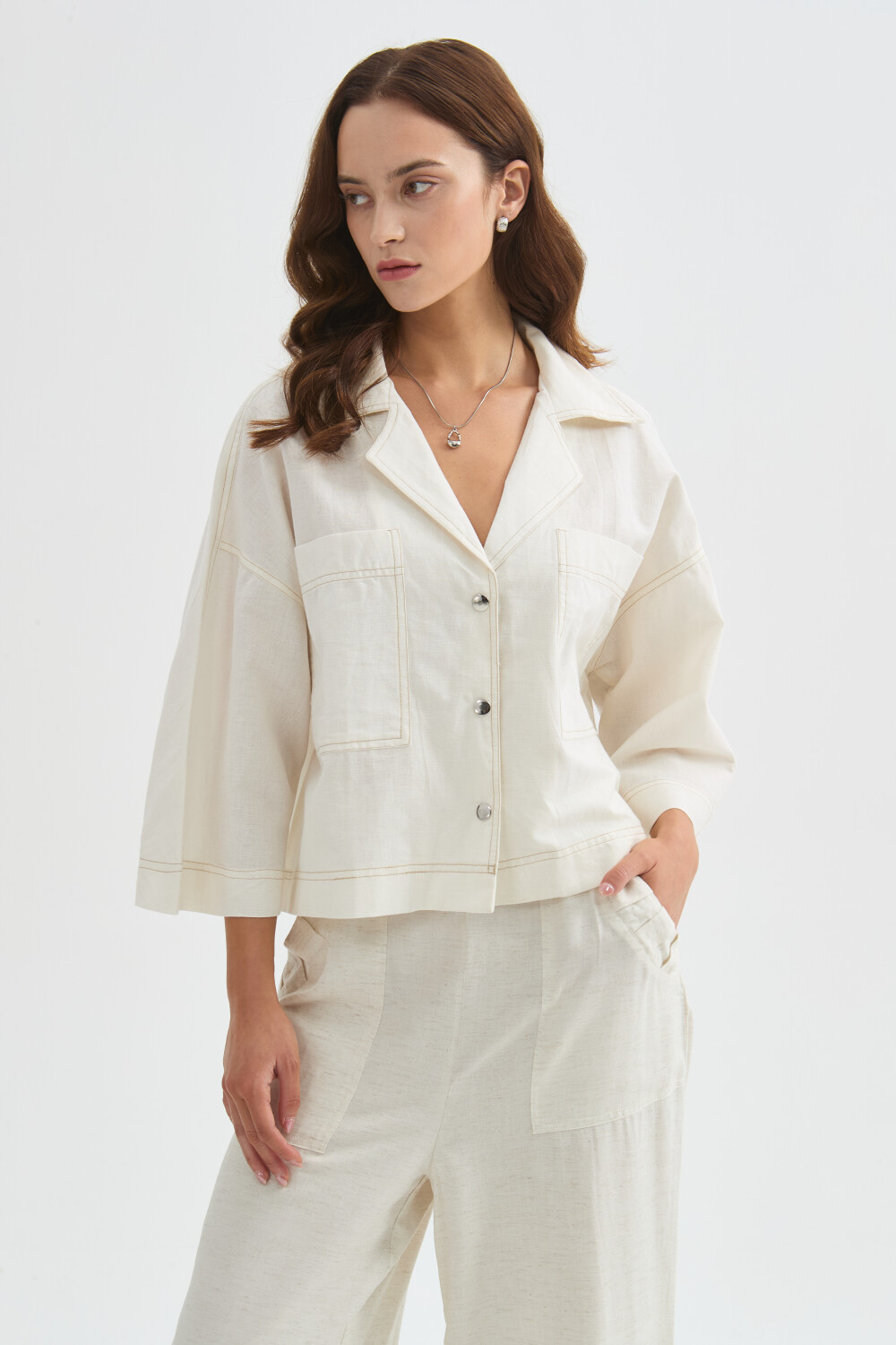 Sobrecamisa Brelin Marfil / Off White