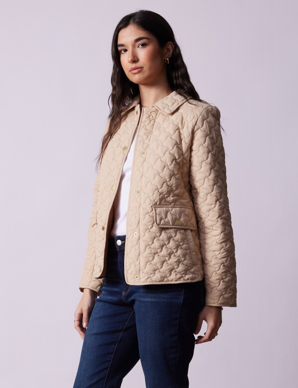 Campera Capitoneada BEIGE