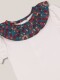 Body Con Cuello Estampado Azul Claro