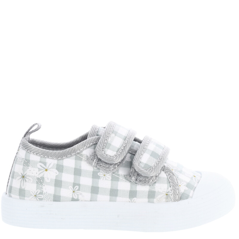 Championes Infantiles Croco Kids BLAZE con velcros Gris