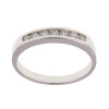 Anillo medio sin fin Chana S en oro blanco 18k con brillantes Anillo medio sin fin Chana S en oro blanco 18k con brillantes