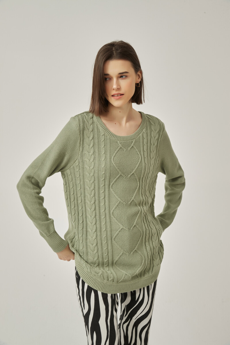 Sweater Aspasia - Verde Claro 