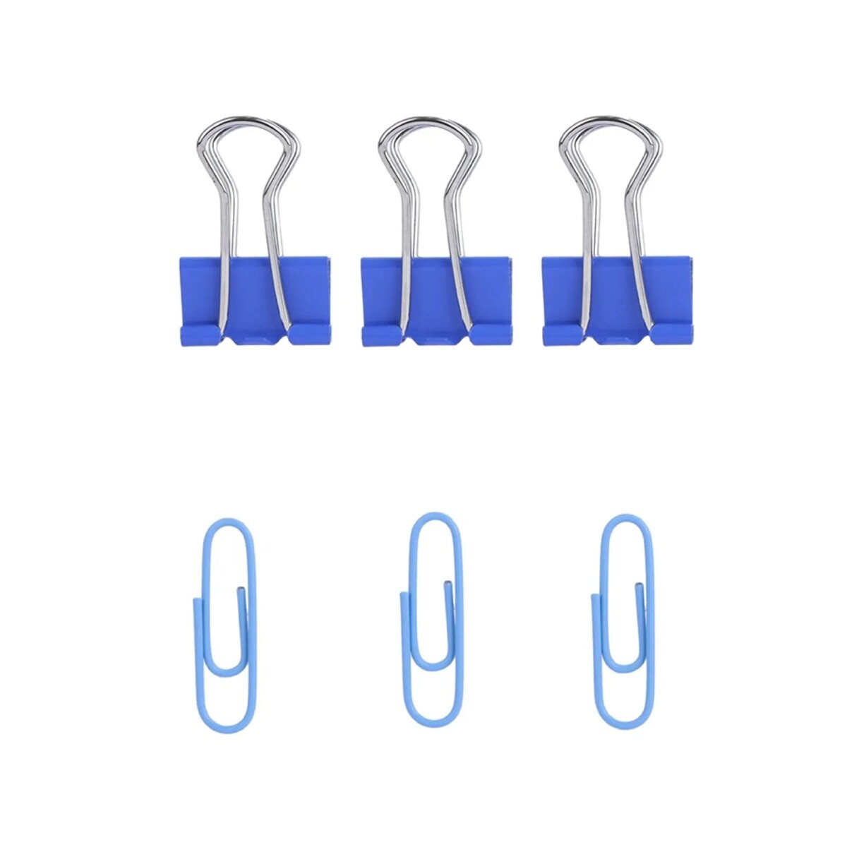 Mini clips de papel blue 
