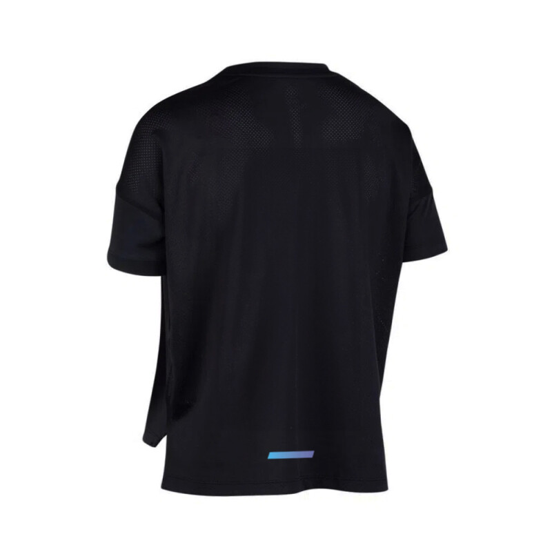 T-SHIRT RNG MEN MESH blanco NEGRO