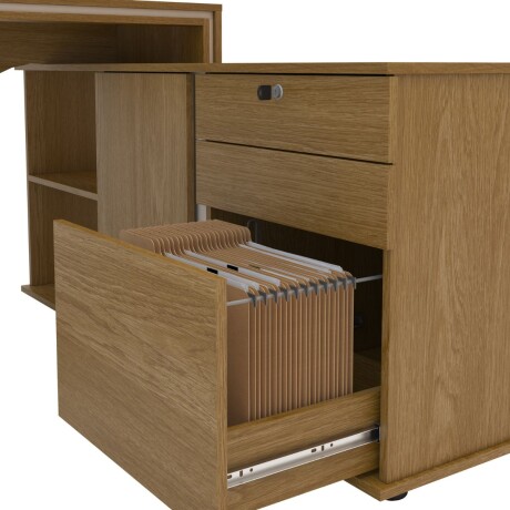 Escritorio esquinero Dover Roble